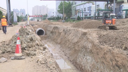 高密汛期临近 排水改造工程收尾在即，市民安心度汛